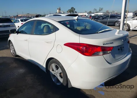 2013 Hyundai Elantra Gls/Limited from USA, damaged, VIN 5NPDH4AE1DH276823